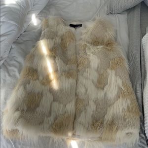 Steve Madden faux fur vest